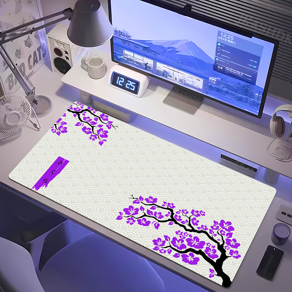 Tradescantia Purple - Large Gaming Mousepads Sakura Mouse Pad