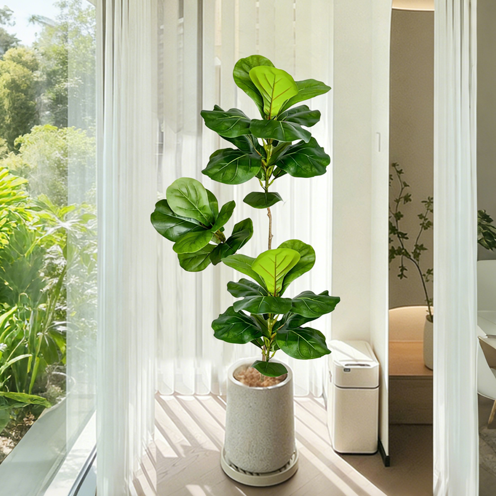70-135cm Large Artificial Fidd - Ficus Lyrata Tree บทวิจารณ์และราคา