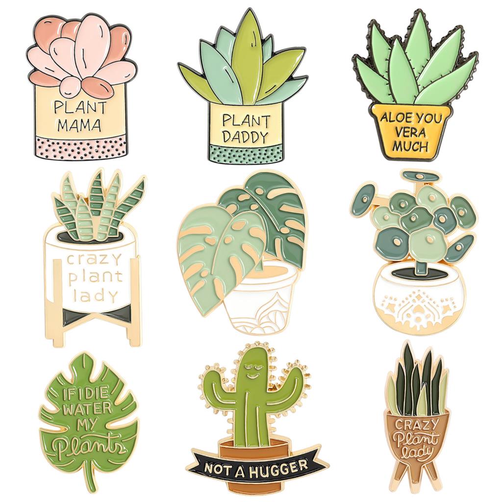 Potted Plant Brooch Monstera A - Aloe Vera Pot บทวิจารณ์และราคา