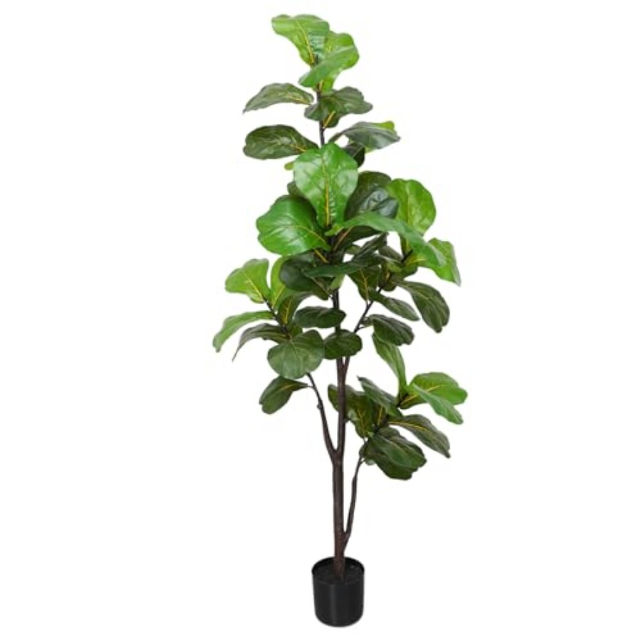 Artificial Fiddle Leaf Fig Tre - Ficus Lyrata Tree บทวิจารณ์และราคา