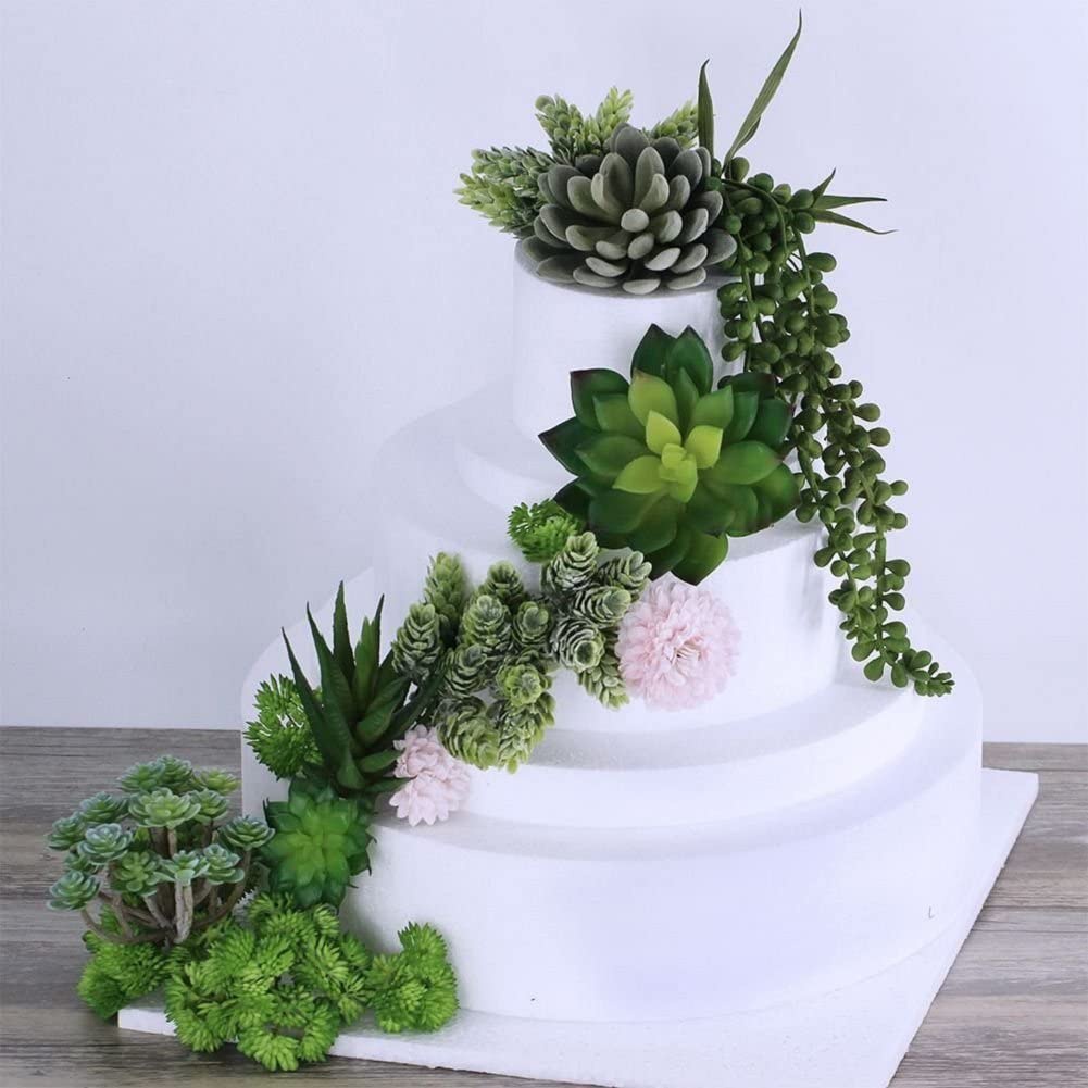 15pcs Artificial Succulent Pla - Echeveria Succulent บทวิจารณ์และราคา