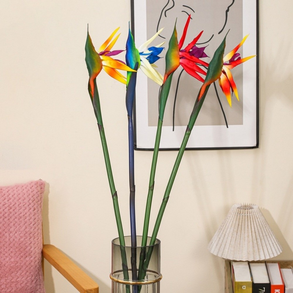 Long Stem Artificial Bird of P - Bird Paradise Strelitzia บทวิจารณ์และราคา