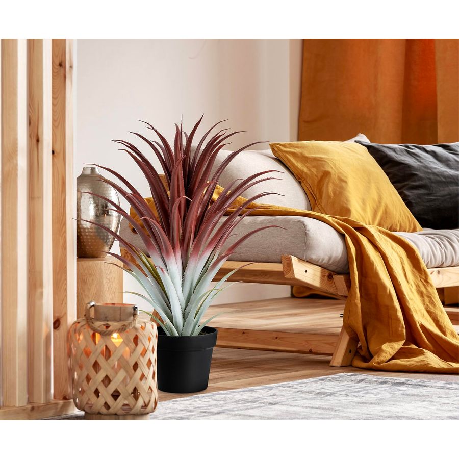 Hyper Realistic Big Red Artifi - Aloe Vera Pot บทวิจารณ์และราคา
