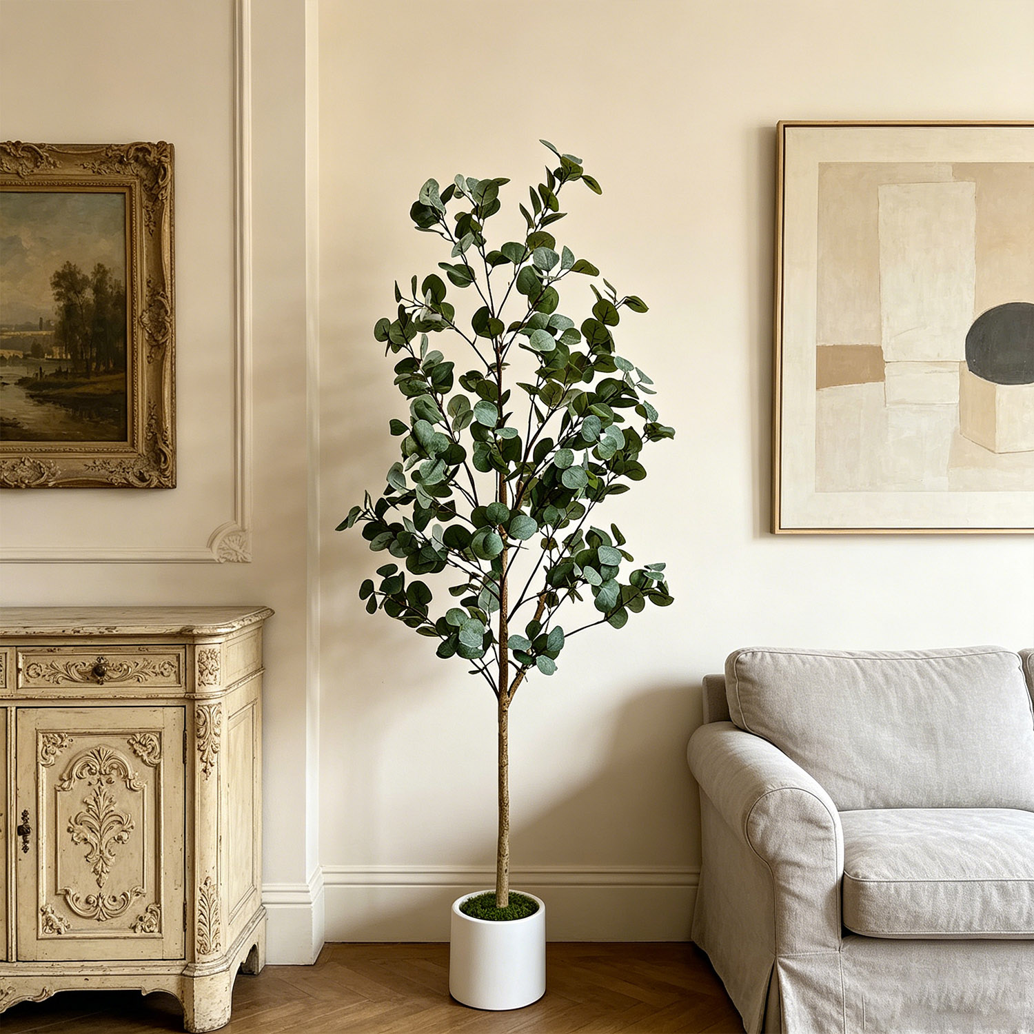 120-155Cm/5.1Ft Artificial Euc - Dracaena Marginata บทวิจารณ์และราคา