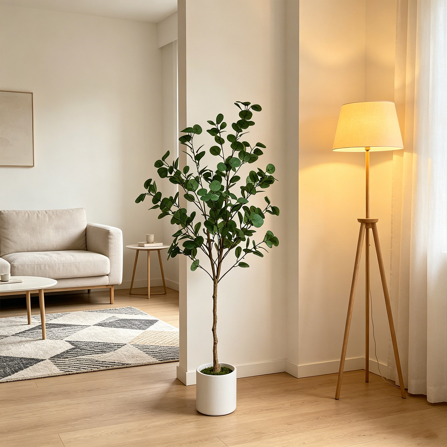 120-155Cm/5.1Ft Artificial Euc - Dracaena Marginata บทวิจารณ์และราคา