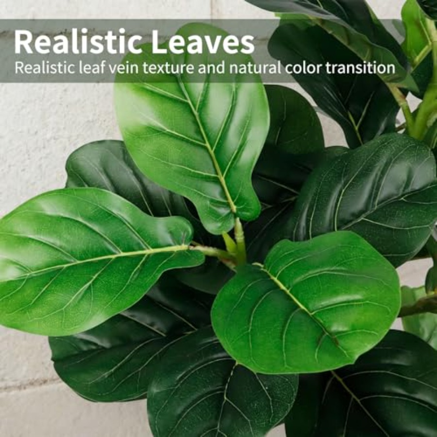5Feet Artificial Fiddle Leaf F - Ficus Lyrata Tree บทวิจารณ์และราคา