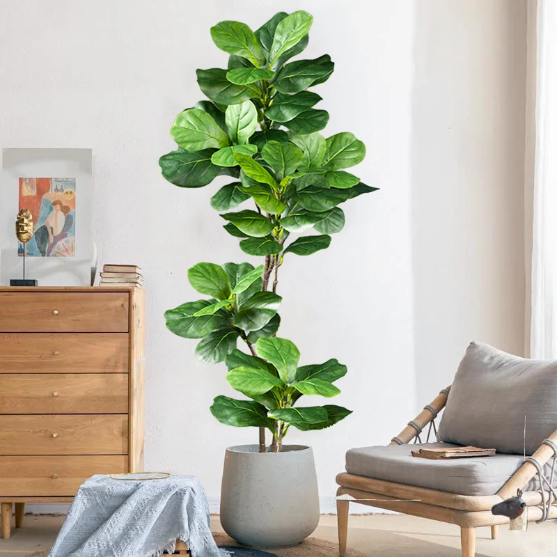2-4.9FT Large Artificial Ficus - Ficus Lyrata Tree บทวิจารณ์และราคา