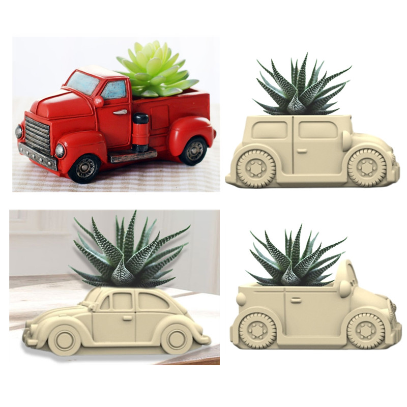 3D Car succulent plant flowerp - Echeveria Succulent บทวิจารณ์และราคา