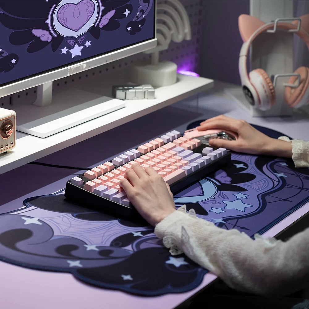 VIKAMA Mouse Pad Desk Mat Irre - Tradescantia Purple บทวิจารณ์และราคา