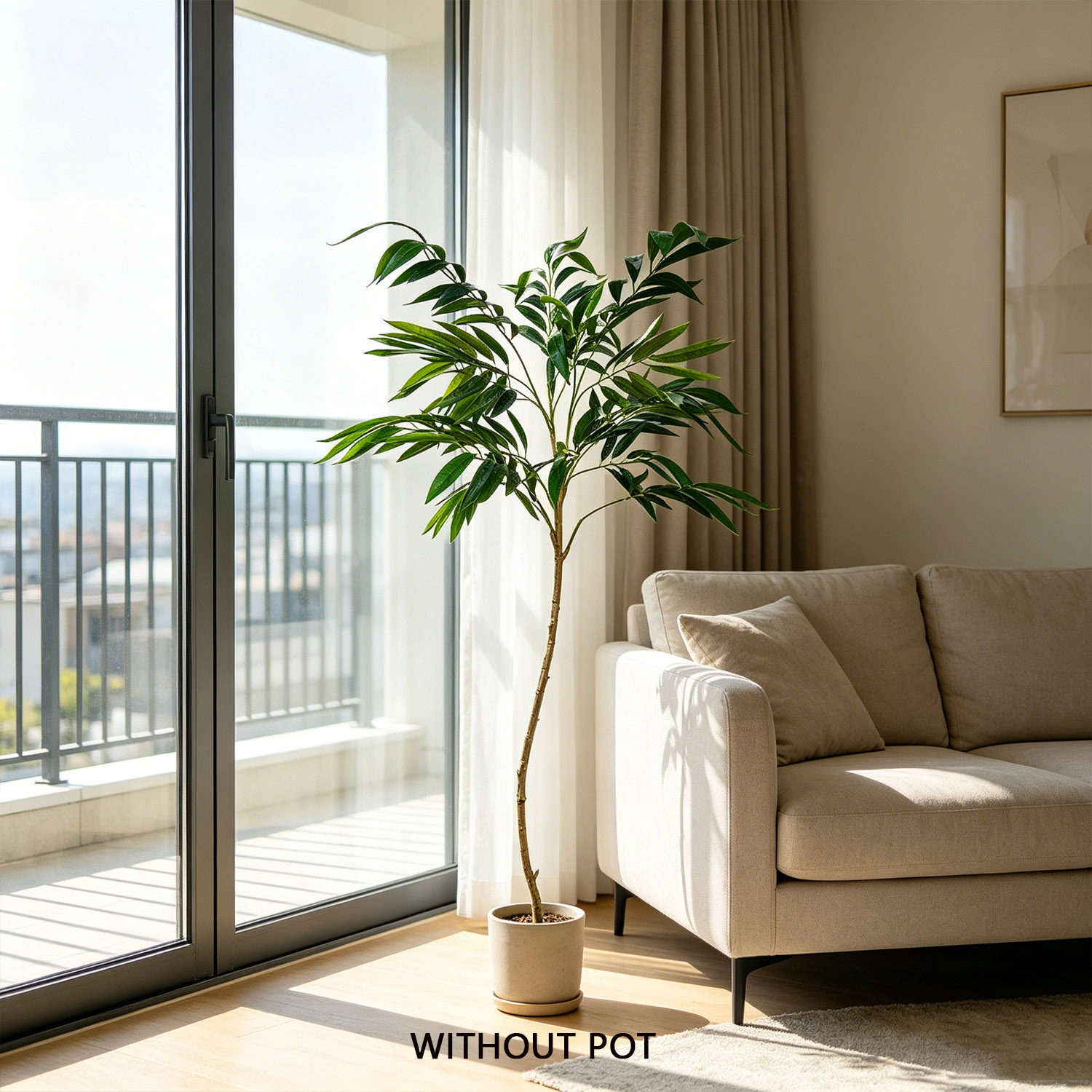 65-160cm Artificial plant Will - Ficus Lyrata Tree บทวิจารณ์และราคา