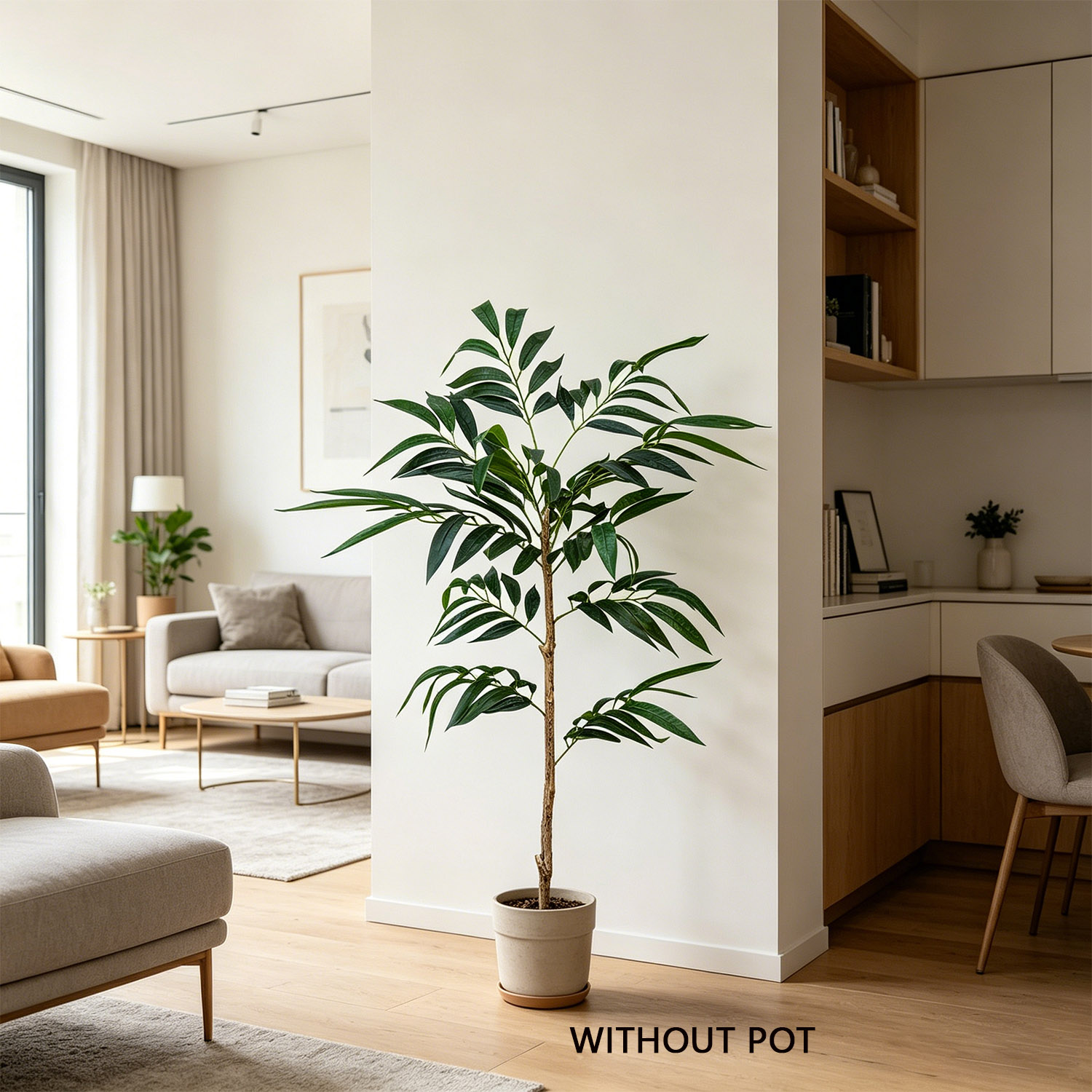 65-160cm Artificial plant Will - Ficus Lyrata Tree บทวิจารณ์และราคา